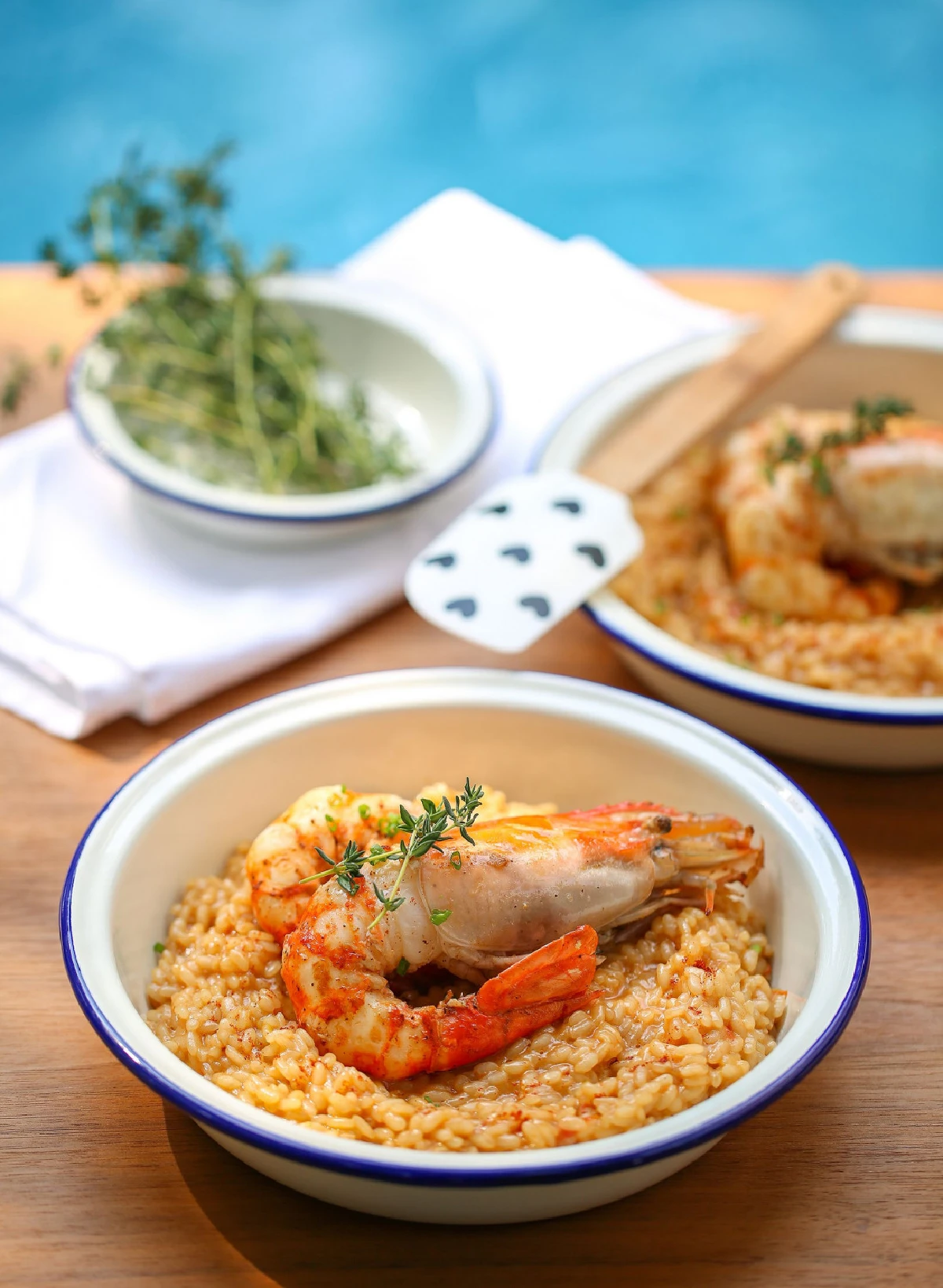 คืบก็ทะเล ศอกก็ทะเล ริซอตโตข้าวญี่ปุ่นกุ้งแม่น้ำ