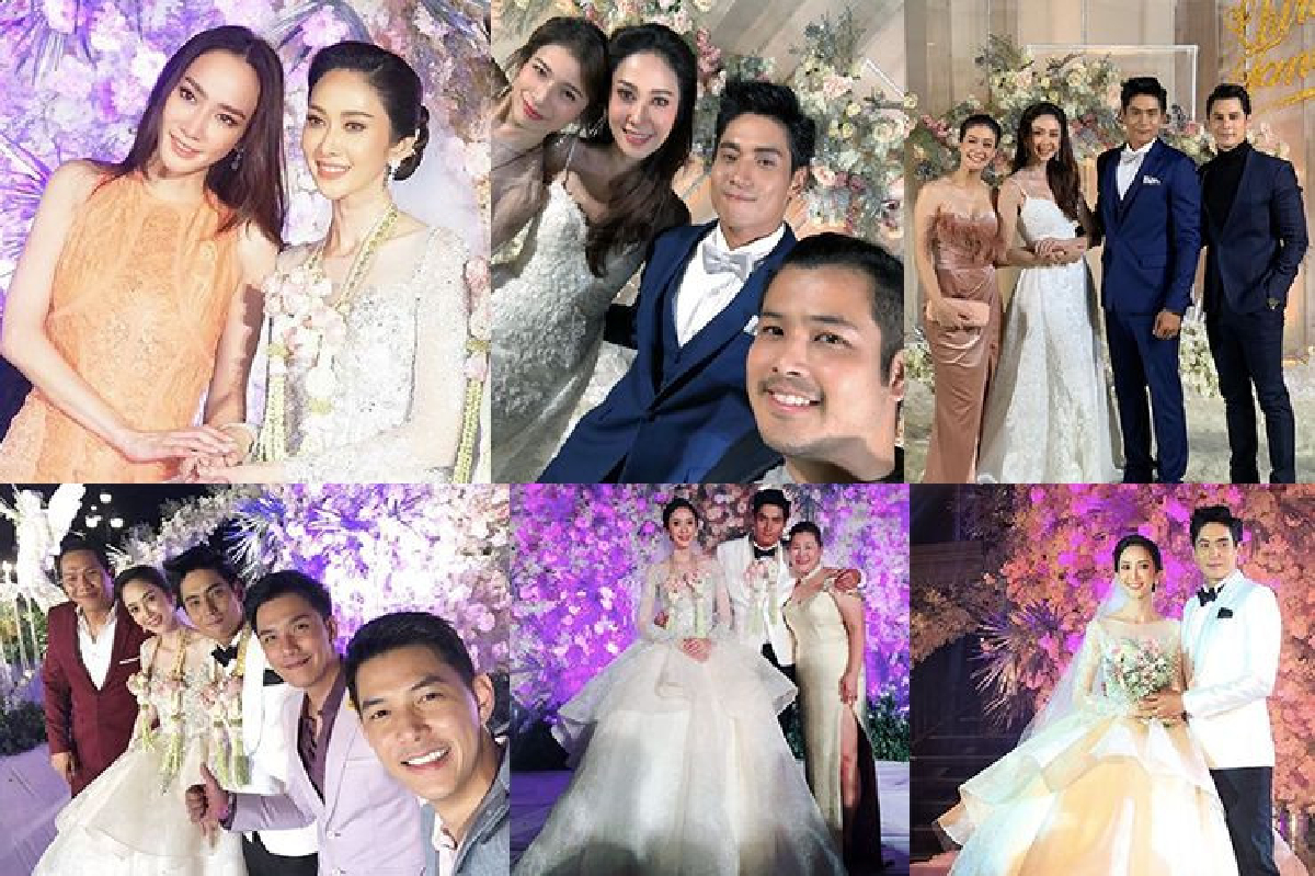 รวมภาพงานฉลองวิวาห์ “ยุ้ย-ธันน์” สุดอบอุ่นหัวใจ! คนบันเทิงรวมงานคับคั่ง รวมภาพงานฉลองวิวาห์ “ยุ้ย-ธันน์” สุดอบอุ่นหัวใจ! คนบันเทิงรวมงานคับคั่ง