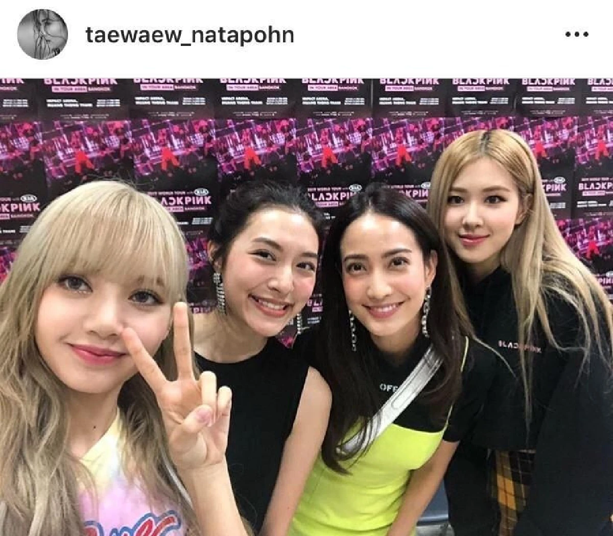 “แต้ว-มิว” ฟินหนักมาก หลังได้เซลฟี่กับ “ลิซ่า BLACKPINK”