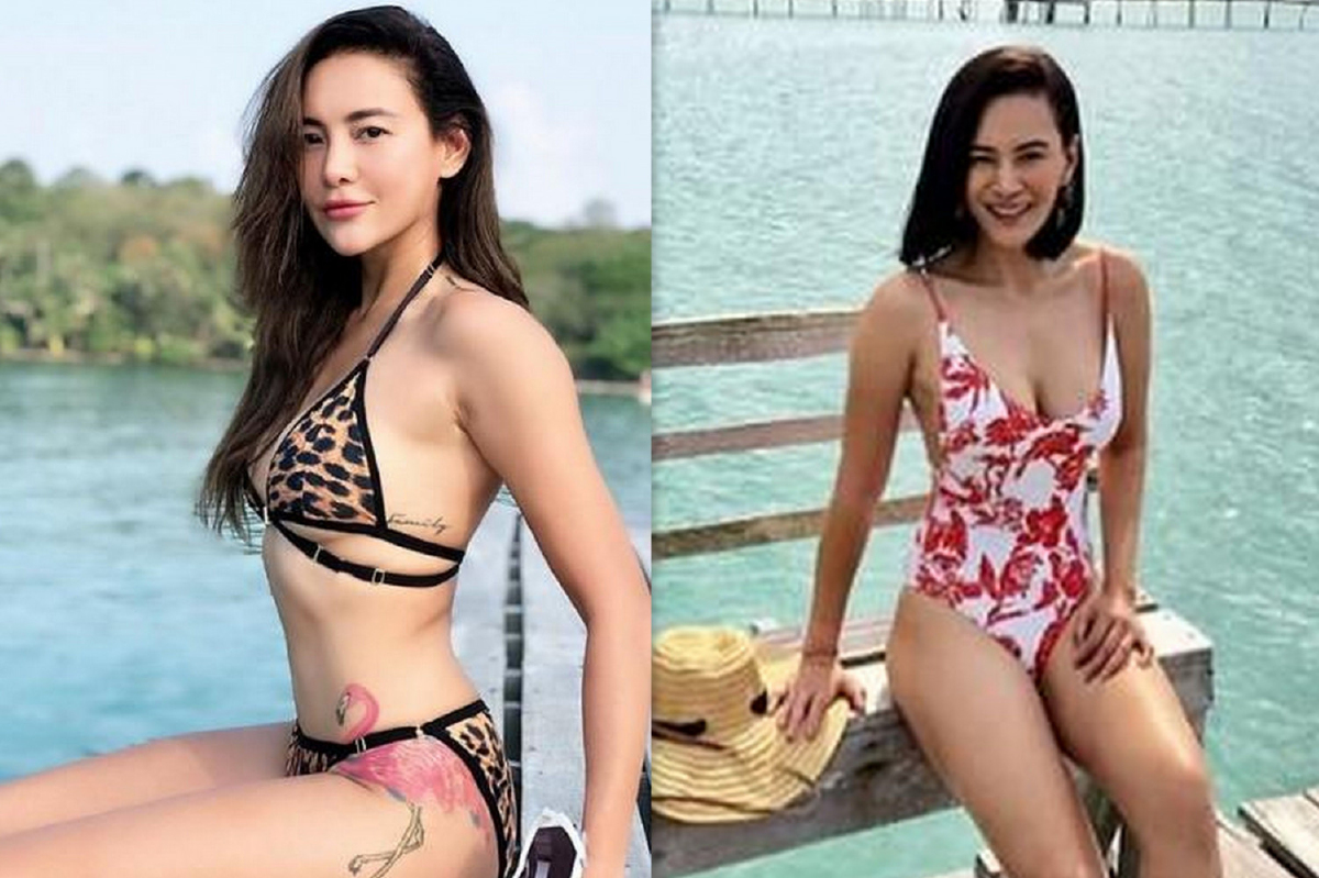 2 ศรีพี่น้องสุดแซ่บ โย-เอ สวมชุดว่ายน้ำส่งตรงความเซ็กซี่จากเกาะกูด 2 ศรีพี่น้องสุดแซ่บ โย-เอ สวมชุดว่ายน้ำส่งตรงความเซ็กซี่จากเกาะกูด