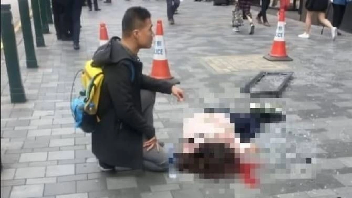 หน้าต่างโรงแรมหรูฮ่องกง ร่วงใส่หัวสาวจีนดับ