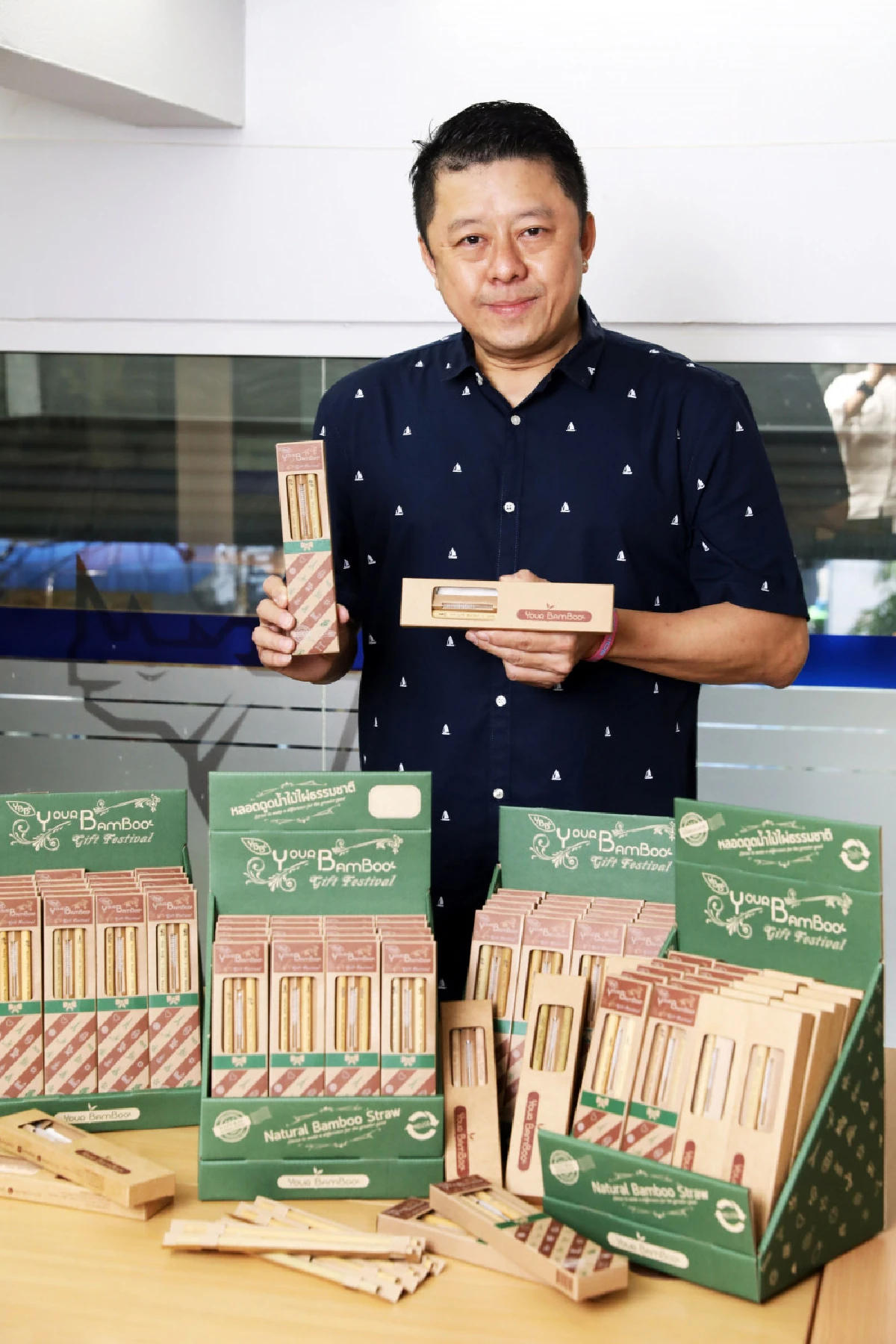 ใช่เลย! หลอดดูดน้ำไม้ไผ่ธรรมชาติ