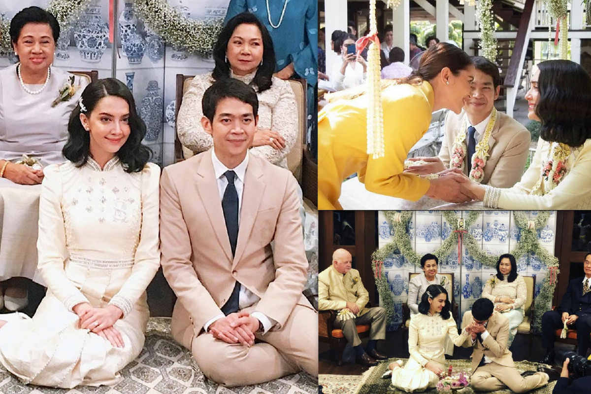 ชื่นมื่น! ซาร่า เล็กจ์-เอ็ม สืบสกุล เข้าพิธีแต่งงานเรียบง่ายแต่อบอุ่น ชื่นมื่น! ซาร่า เล็กจ์-เอ็ม สืบสกุล เข้าพิธีแต่งงานเรียบง่ายแต่อบอุ่น