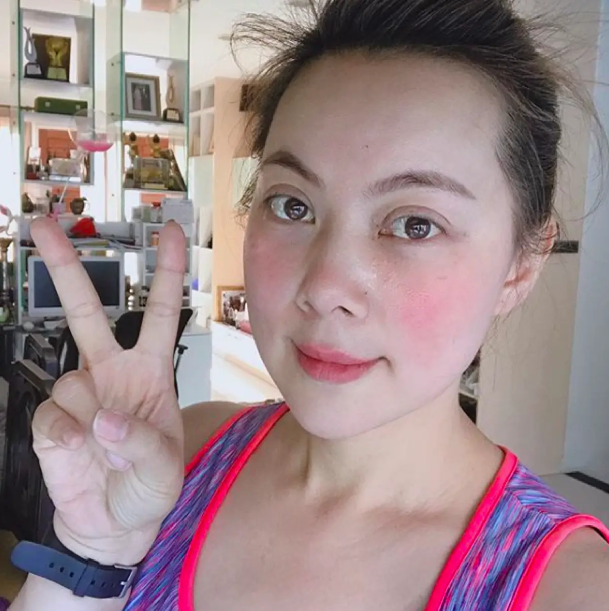 เป๊ะจริงทุกตรง “บุ๋ม ปนัดดา” อวดสภาพผิวหน้าดีงามหลังออกกำลังกาย พร้อมเผยน้ำหนัก