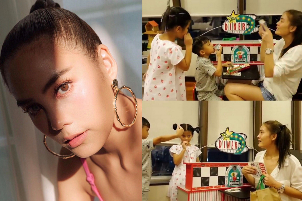 มุมน่ารักๆของ เจนี่ กับบทบาท น้าเจี๊ยบ เล่นสนุกกับหลานแฝด บีนา-บรู๊คลิน (คลิป)