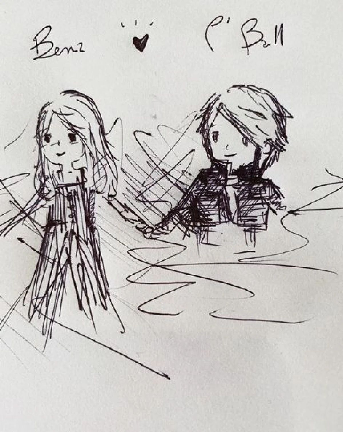 “บอล บางแก้ว” โพสต์ภาพที่แฟนสาว “เบนซ์” วาดให้ พร้อมเขียนถึงบุคคลที่ให้ร้าย