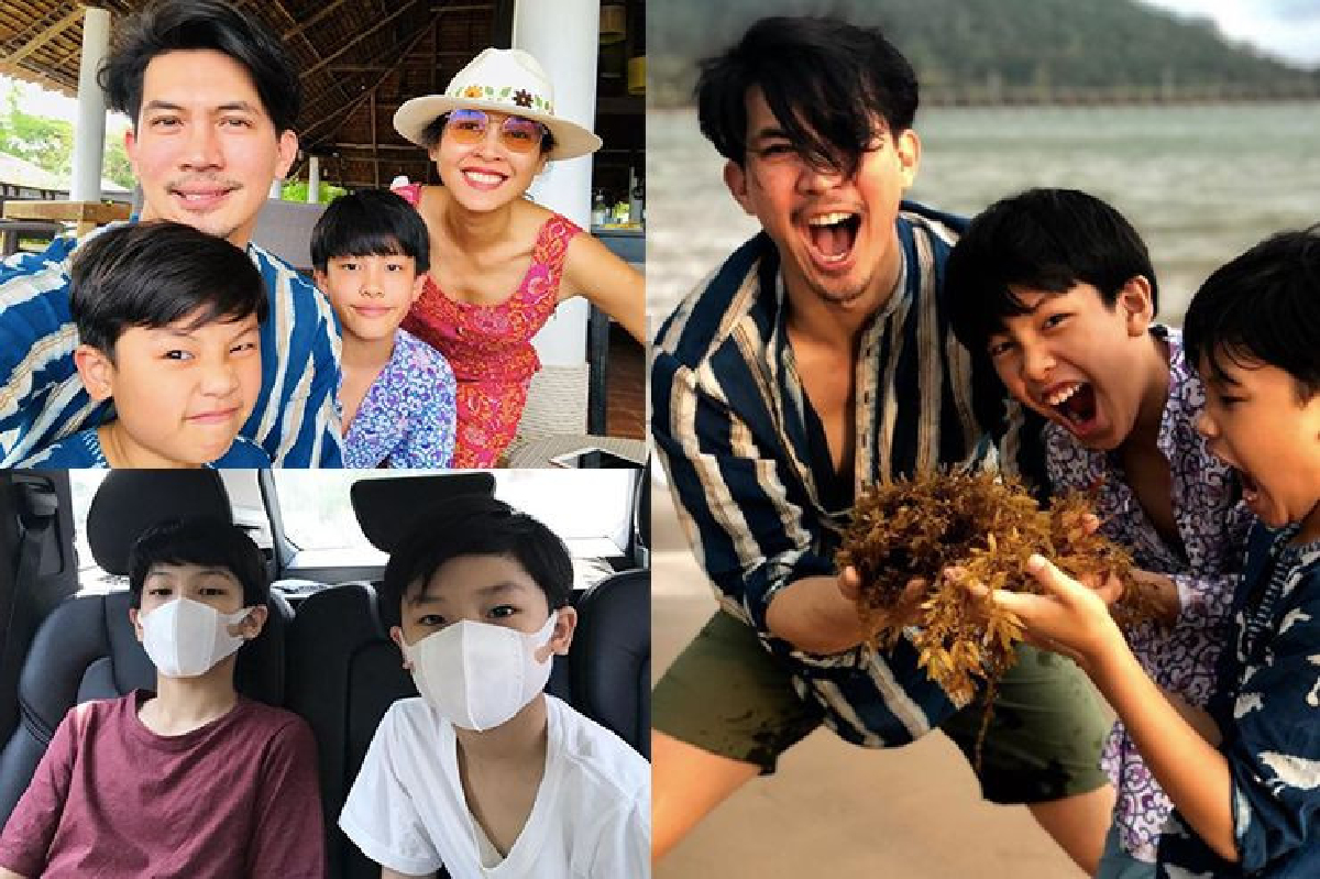 “เคน-หน่อย” พาลูกชาย “น้องคุน-น้องจุน” หนีฝุ่นพิษ PM 2.5 ไปเที่ยวทะเลชุมพร “เคน-หน่อย” พาลูกชาย “น้องคุน-น้องจุน” หนีฝุ่นพิษ PM 2.5 ไปเที่ยวทะเลชุมพร