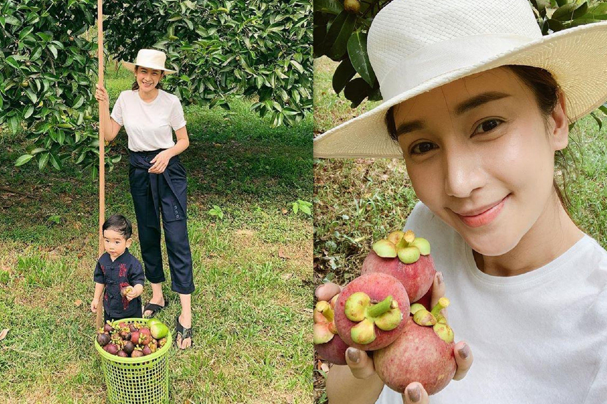เนย โชติกา พาลูกชายเที่ยวบ้านสวนคุณยาย ใช้ชีวิตใกล้ชิดธรรมชาติ เนย โชติกา พาลูกชายเที่ยวบ้านสวนคุณยาย ใช้ชีวิตใกล้ชิดธรรมชาติ