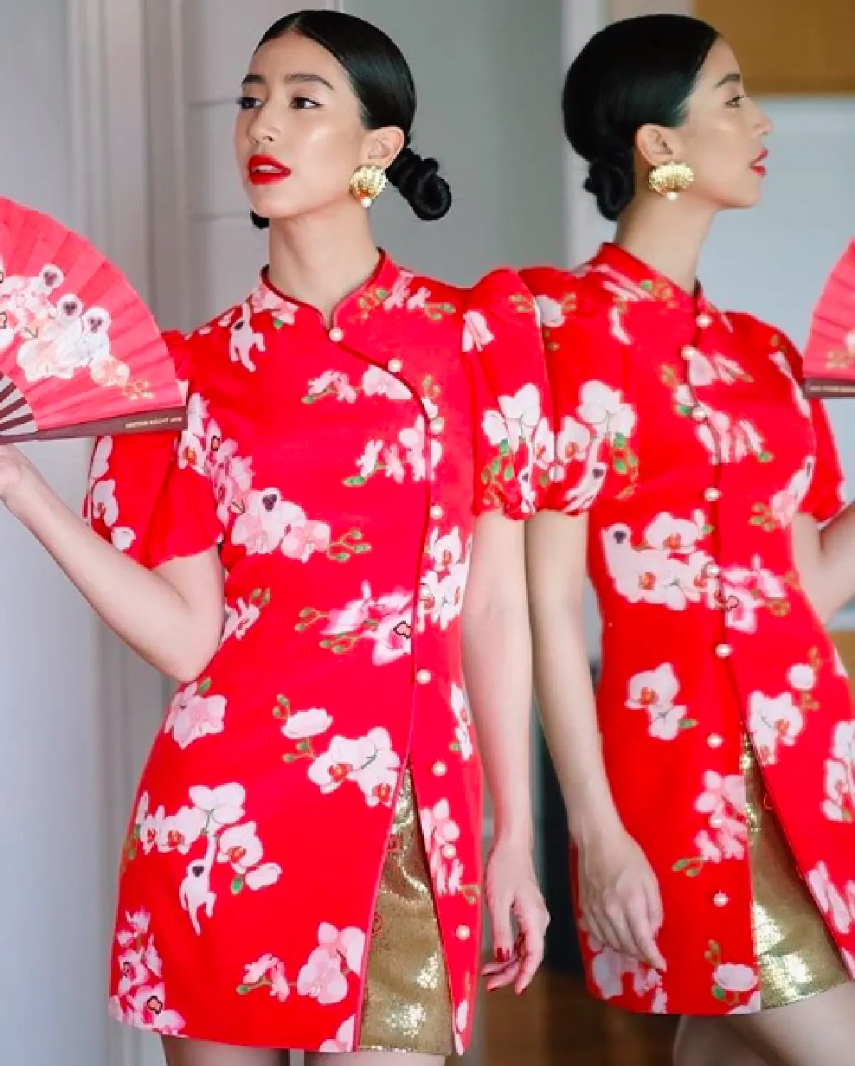 ส่องภาพเหล่าสาวๆ คนบันเทิงใส่ชุดจีน ใส่กี่เพ้าสวยๆ เป๊ะปังต้อนรับปีหมูทอง