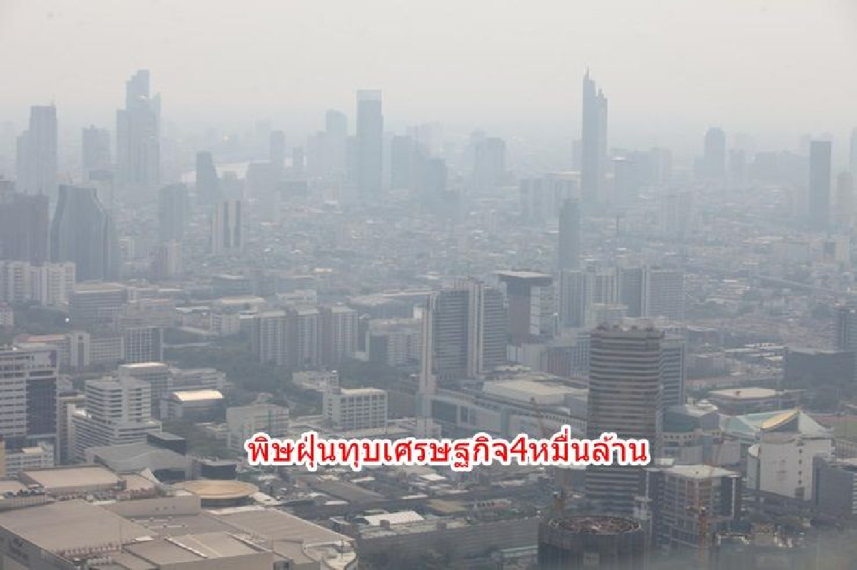 พิษฝุ่นทุบเศรษฐกิจ4หมื่นล้าน พิษฝุ่นทุบเศรษฐกิจ4หมื่นล้าน