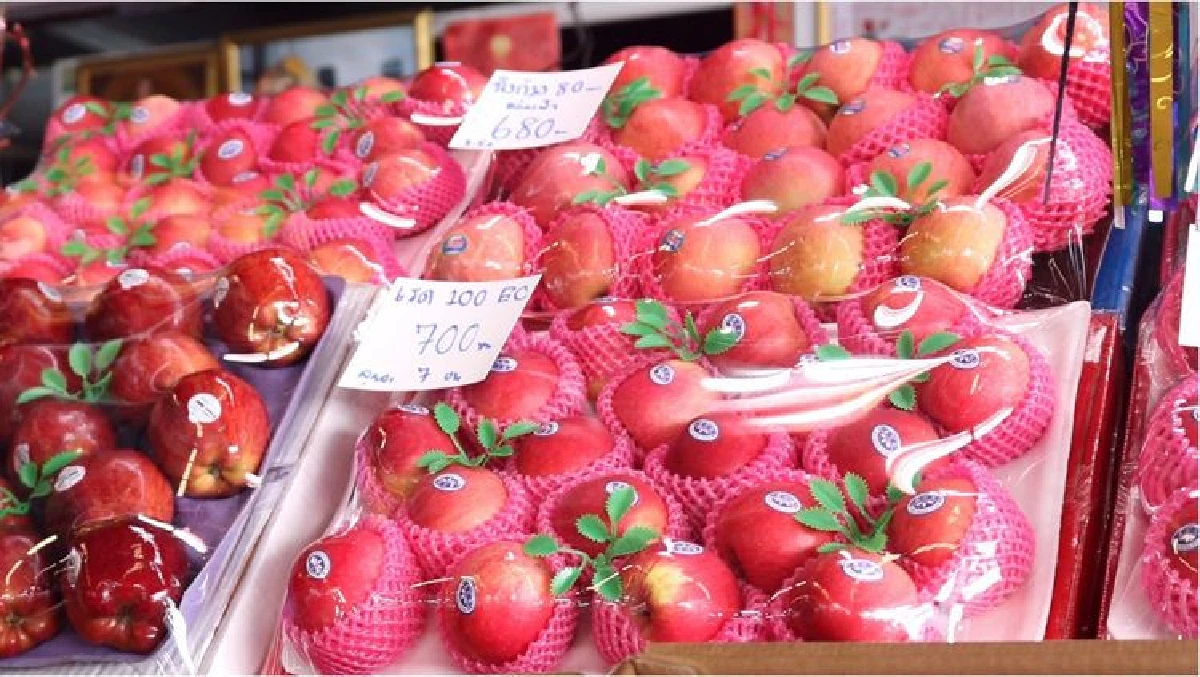 ตลาดล้านเมืองสร้างปรากฏการณ์ใหม่ "ลานผลไม้นานาชาติใหญ่ที่สุดในภาคเหนือ"