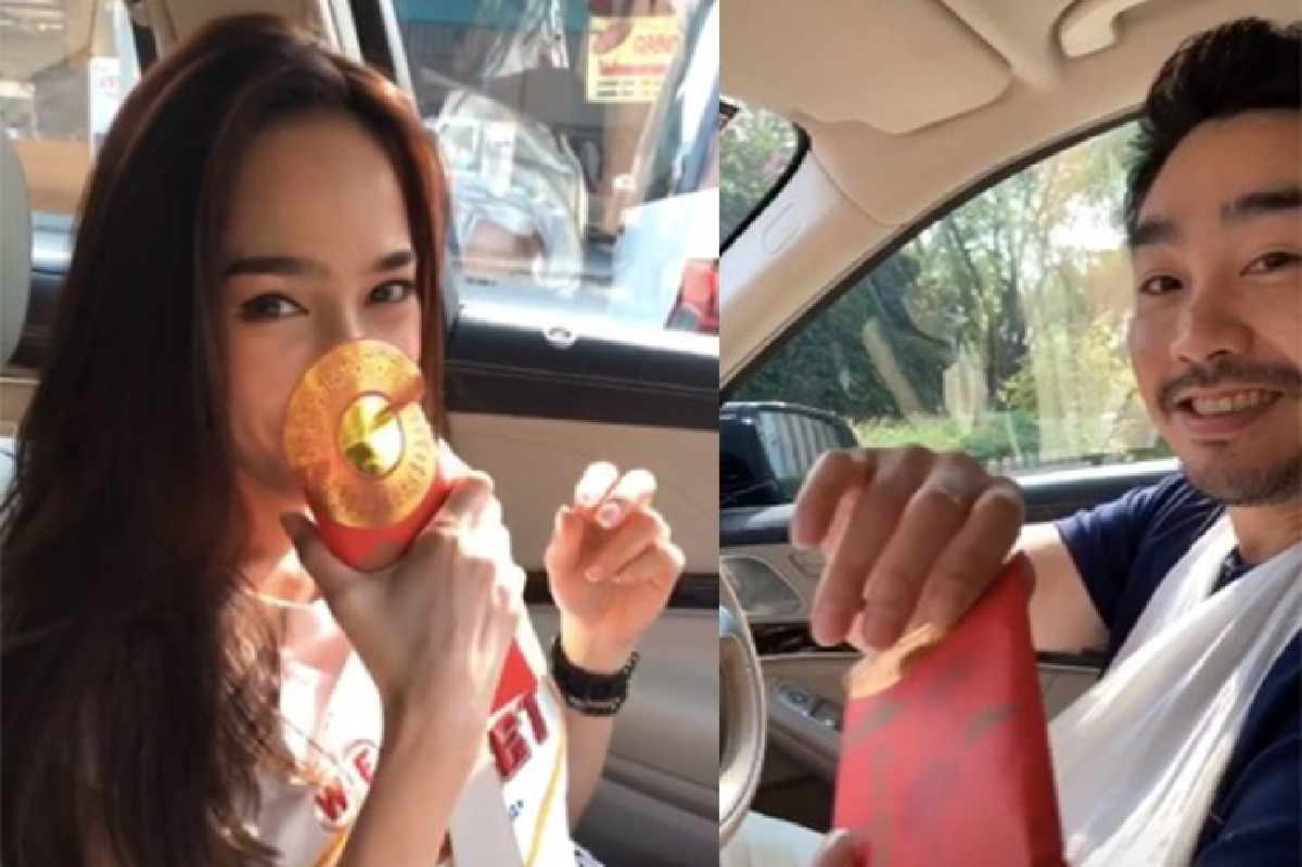“อั้ม” แฮปปี้เวอร์ ได้อั่งเปาตรุษจีนซองหนาจากหวานใจหนุ่ม “ไฮโซพก” “อั้ม” แฮปปี้เวอร์ ได้อั่งเปาตรุษจีนซองหนาจากหวานใจหนุ่ม “ไฮโซพก”
