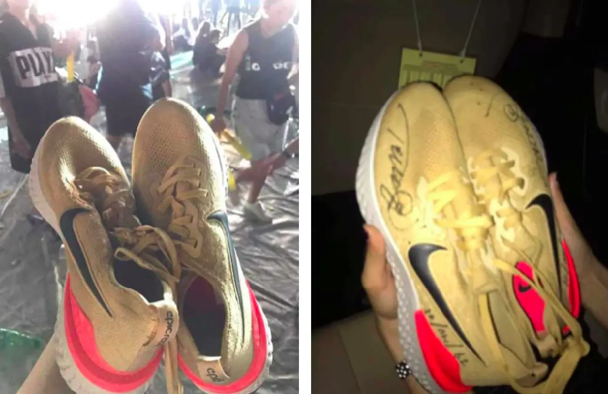 เป็นแสนก็ไม่ขาย! "ตูน บอดี้สแลม” แจกรองเท้าแฟนคลับในคอนเสิร์ต ราคาพุ่งหนักมาก