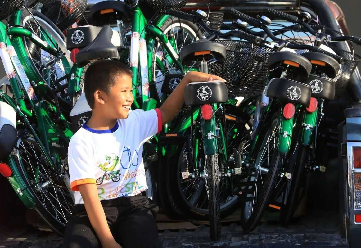 โรบินสันมอบจักรยาน 120 คันให้นักเรียนใน5อำเภอห่างไกลของชัยภูมิ