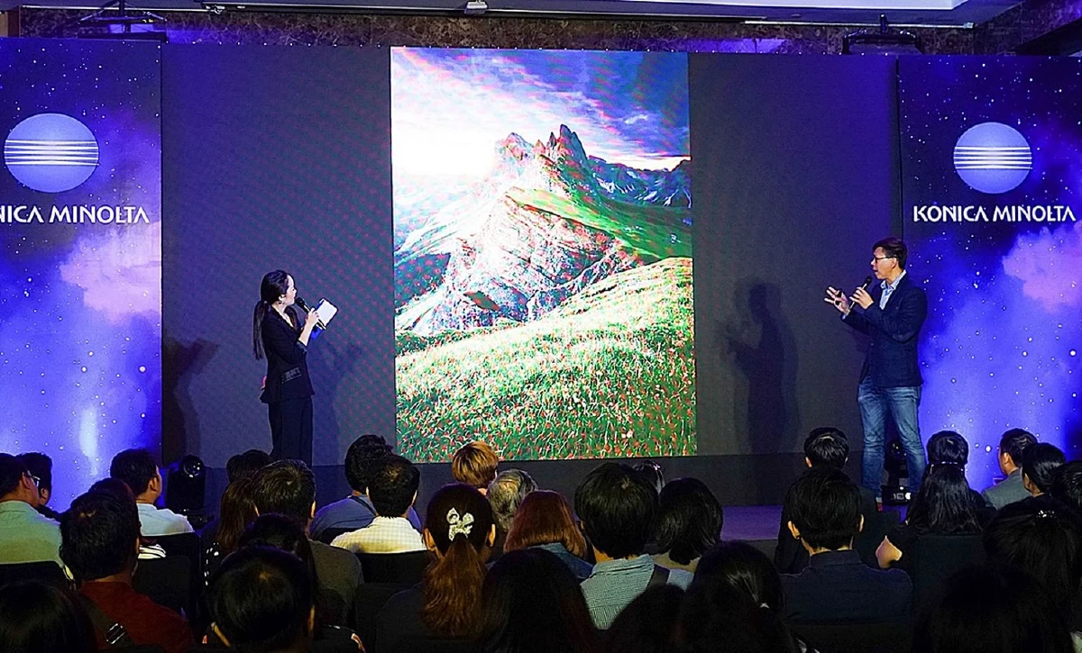 โคนิก้า มินอลต้า เปิดตัวแท่นพิมพ์ดิจิทัล High Chroma รุ่น AccurioPress C83HC