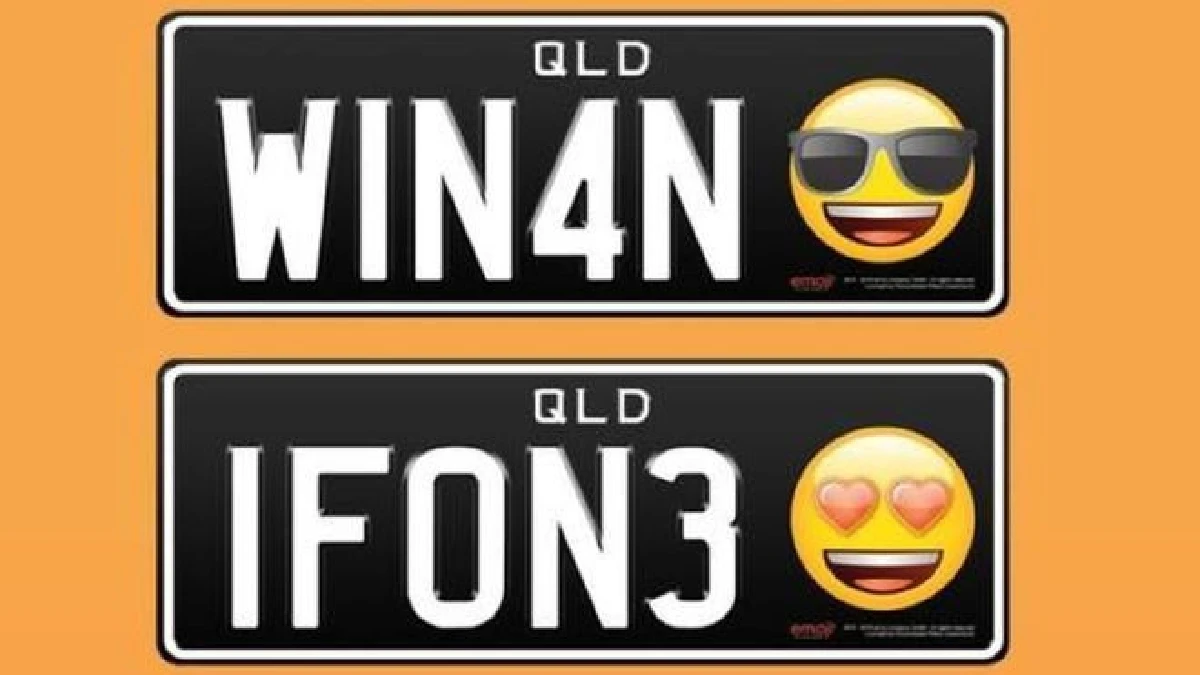 ออสเตรเลียอนุญาตให้แปะ "อิโมจิ" ที่ทะเบียนรถ