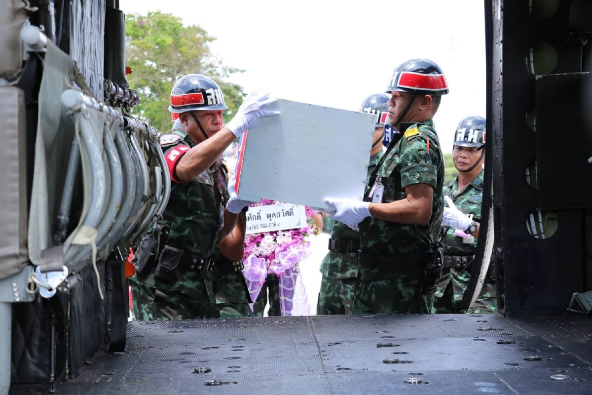 ร่วมอาลัย!ส่งศพวีรบุรุษแดนใต้กลับบ้านเกิดแม่ฮ่องสอน