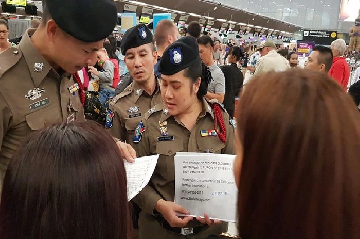 สุวรรณภูมิป่วน! ผู้โดยสารบินยุโรปคนตกค้างอื้อ ปมปากีสถานปิดน่านฟ้า