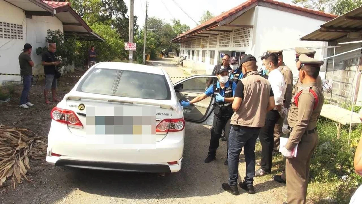 ตร.ภาชีเผยภาพกล้องวงจรปิดบันทึกภาพคนร้ายฆ่าปาดคอพยาบาลสาว