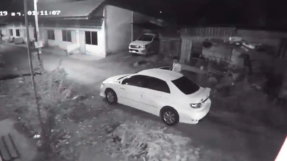 ตร.ภาชีเผยภาพกล้องวงจรปิดบันทึกภาพคนร้ายฆ่าปาดคอพยาบาลสาว