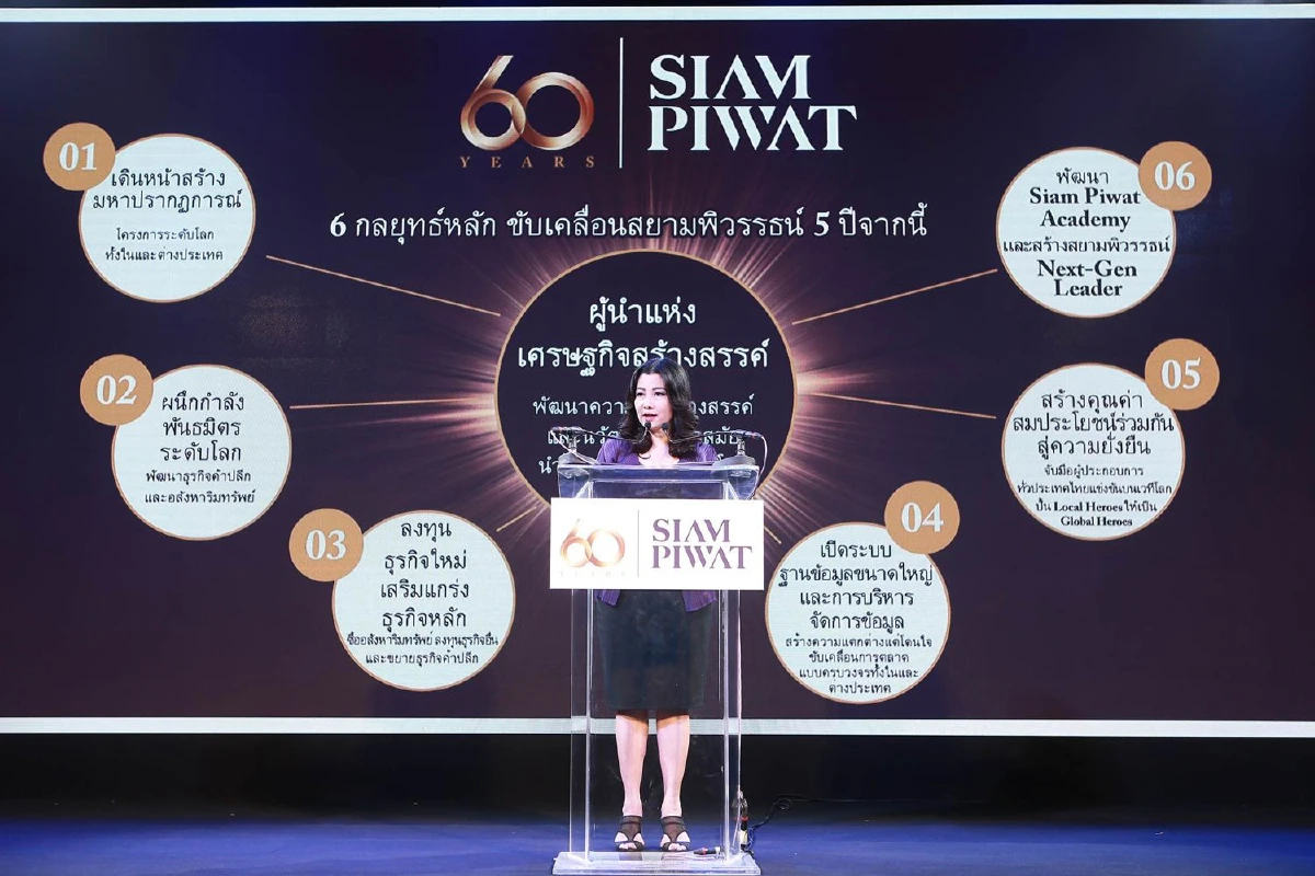 สยามพิวรรธน์ ประกาศจุดยืน "ผู้นำแห่งเศรษฐกิจสร้างสรรค์" (Creative Economy) พัฒนาความคิดสร้างสรรค์และนวัตกรรมที่ล้ำสมัย นำไทยยิ่งใหญ่บนเวทีโลก