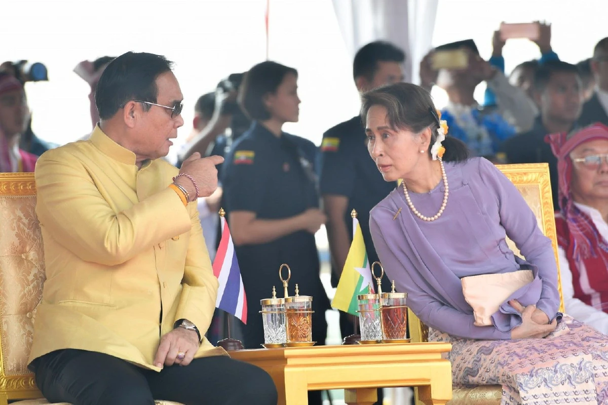 "บิ๊กตู่-อองซาน"ร่วมฉลองความสำเร็จสร้างสะพานไทย-เมียนมาแห่งที่2ที่แม่สอด