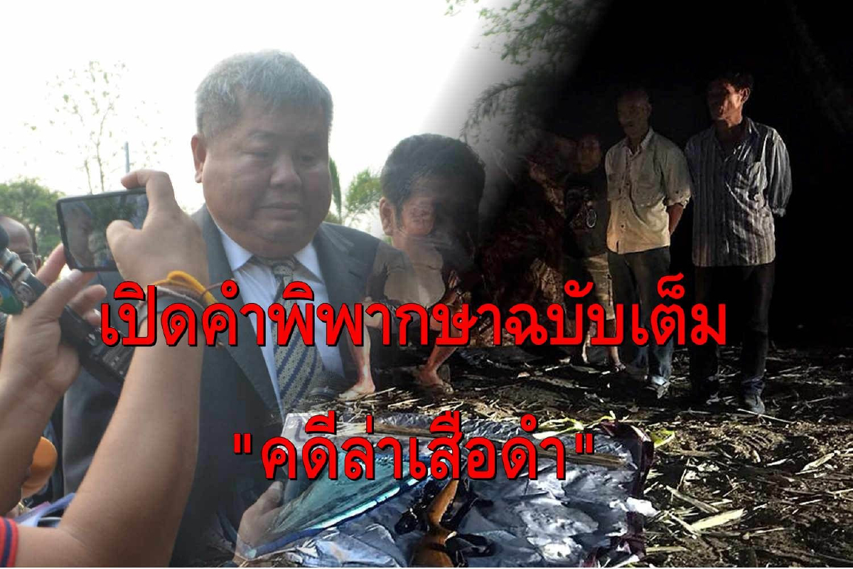 คำพิพากษาฉบับเต็มคดีเสือดำ"พราน"เป็นคนยิง-ชำแหละ "เปรมชัย"ให้ปืนใช้ คำพิพากษาฉบับเต็มคดีเสือดำ"พราน"เป็นคนยิง-ชำแหละ "เปรมชัย"ให้ปืนใช้