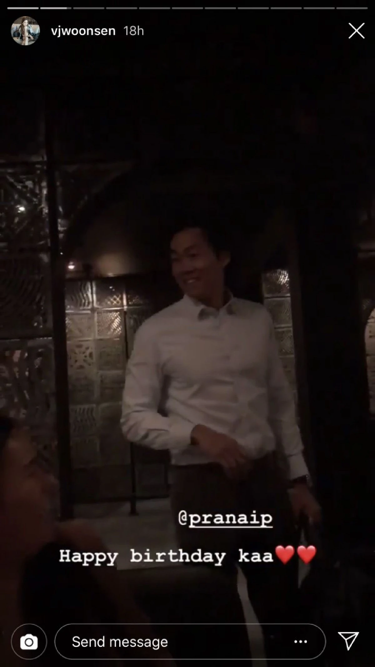 วุ้นเส้น เซอร์ไพรส์วันเกิด ไฮโซณัย ดินเนอร์ปาร์ตี้ลงสตอรี่หวานๆ