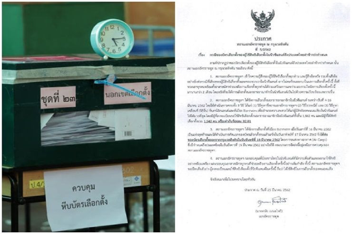 สถานทูตฯ นิวซีแลนด์แจงบัตรเลือกตั้งถึงไทยช้า-การจัดส่งอยู่เหนือการควบคุม สถานทูตฯ นิวซีแลนด์แจงบัตรเลือกตั้งถึงไทยช้า-การจัดส่งอยู่เหนือการควบคุม