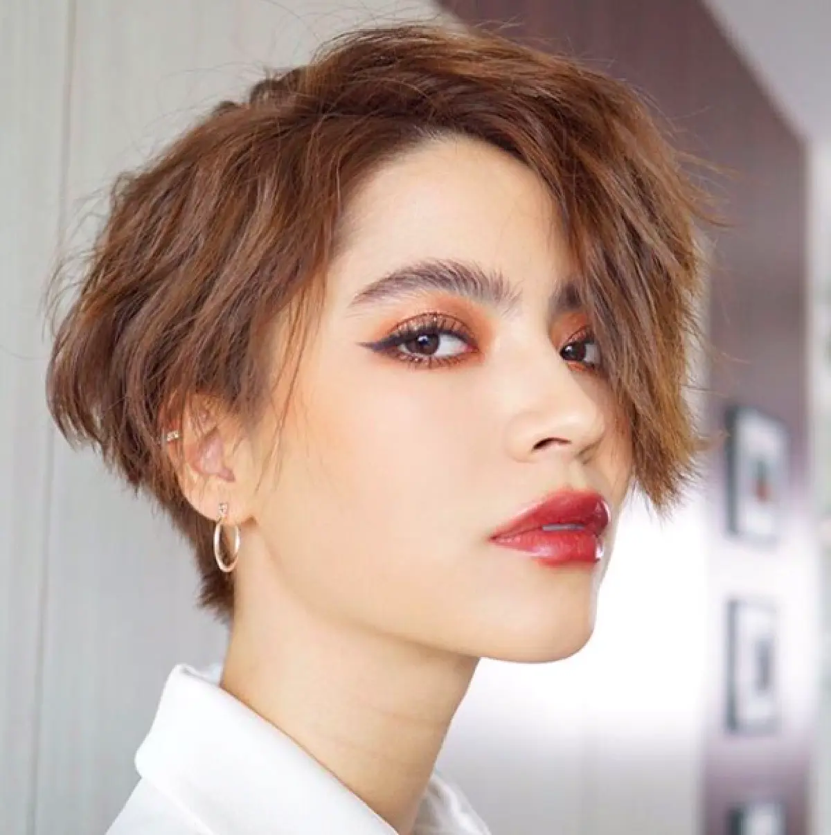 เปรี้ยวหนักมาก “มารีน่า” น้องสาว “มาร์กี้” สวยแซ่บในลุคผมสั้น