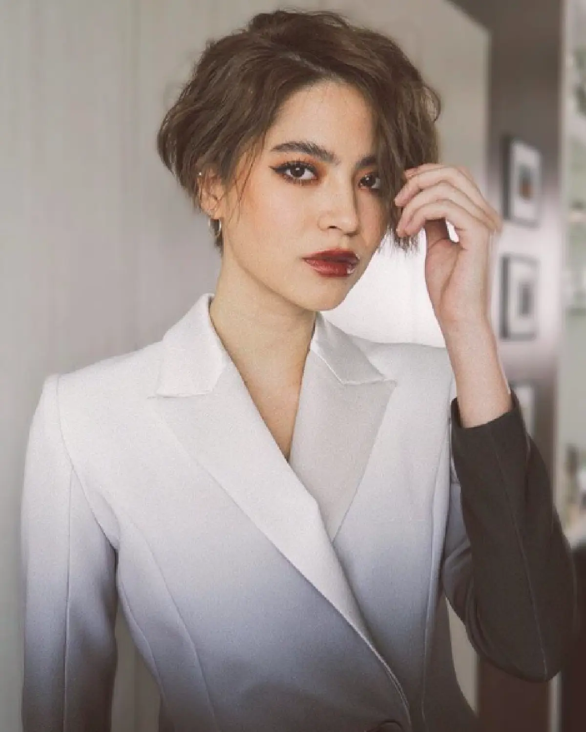 เปรี้ยวหนักมาก “มารีน่า” น้องสาว “มาร์กี้” สวยแซ่บในลุคผมสั้น