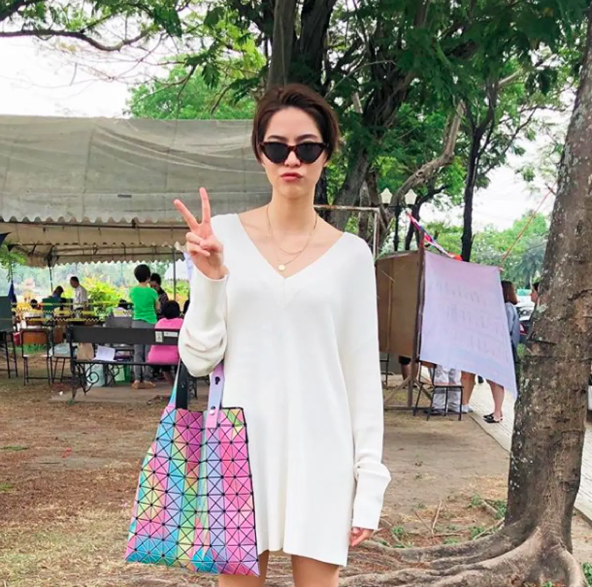 เปรี้ยวหนักมาก “มารีน่า” น้องสาว “มาร์กี้” สวยแซ่บในลุคผมสั้น