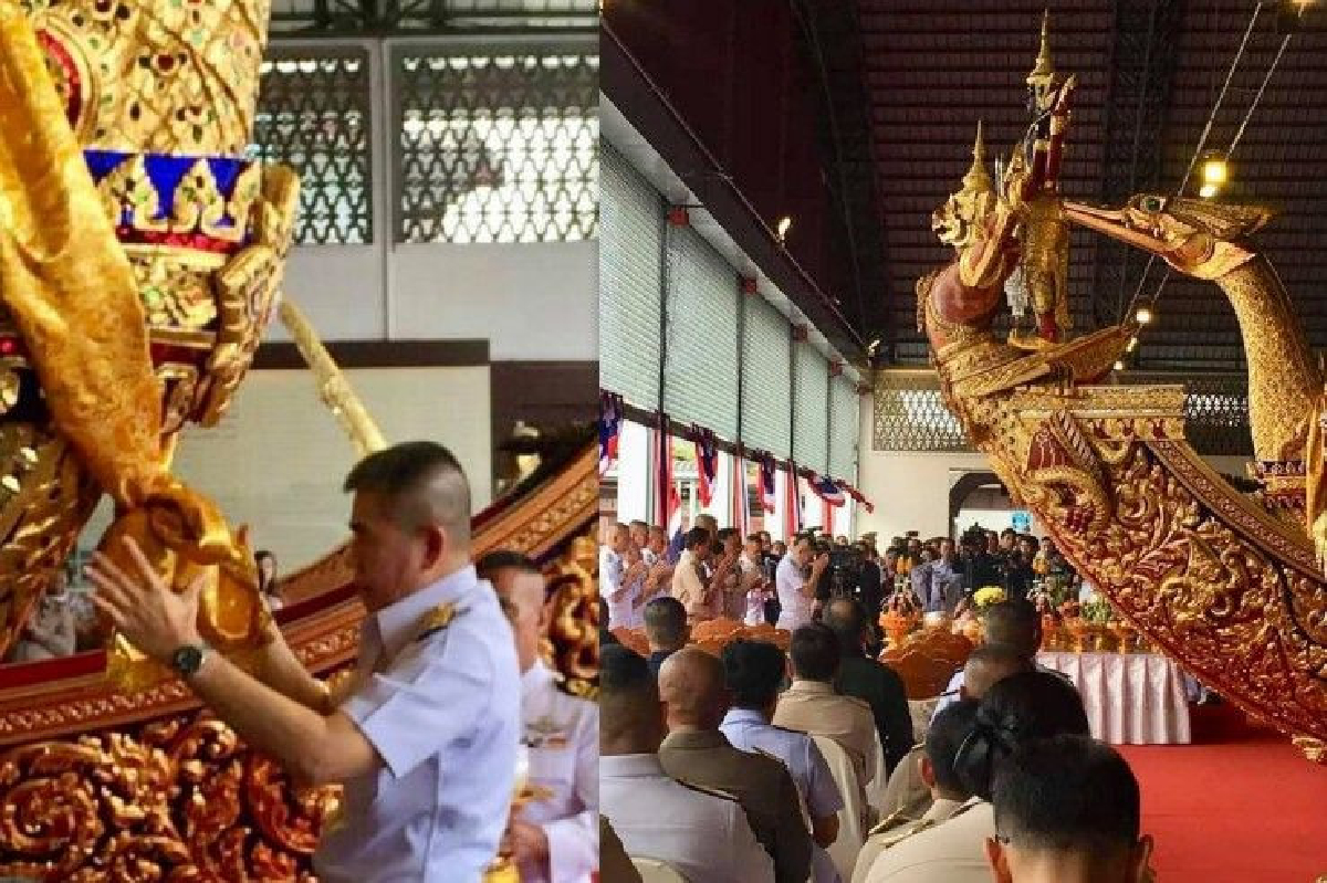 ผบ.ทร.บวงสรวง "เรือพระที่นั่งสุพรรณหงส์" ผบ.ทร.บวงสรวง "เรือพระที่นั่งสุพรรณหงส์"