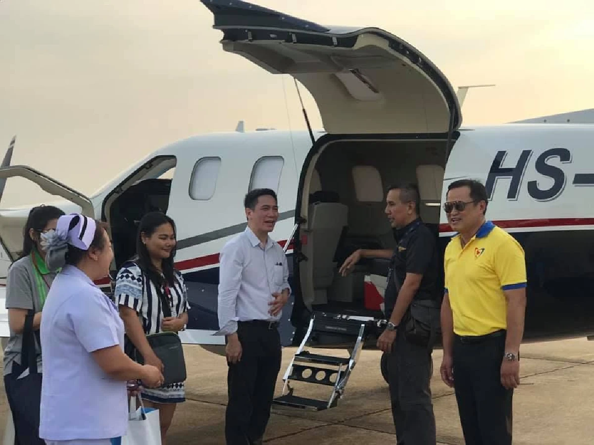 "อนุทิน" สวมบทกัปตัน "บินรับ-ส่งหัวใจ" จากผู้บริจาคเพื่อต่อชีวิตคน