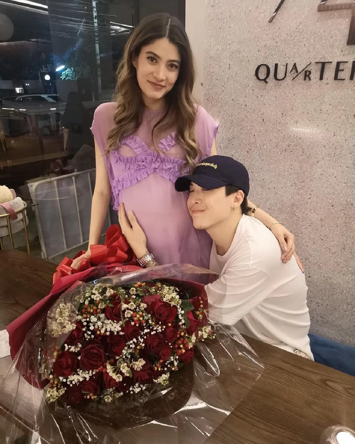 เผยภาพแรก น้องมีก้า-มีย่า ลูกแฝดทายาทหมื่นล้านของ มาร์กี้-ป๊อก