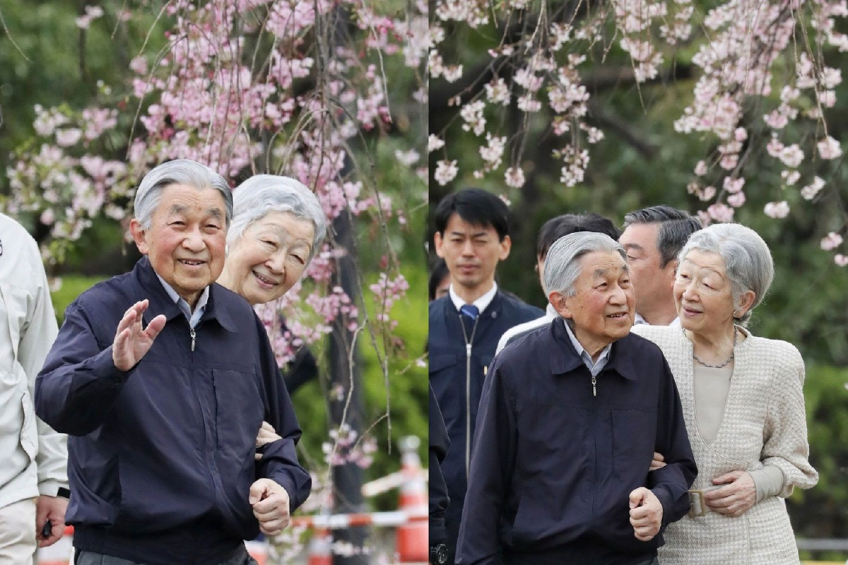 ภาพหาดูยาก สมเด็จพระจักพรรดิญี่ปุ่น เสด็จฯ ชมซากุระนอกวังอิมพีเรียล ภาพหาดูยาก สมเด็จพระจักพรรดิญี่ปุ่น เสด็จฯ ชมซากุระนอกวังอิมพีเรียล