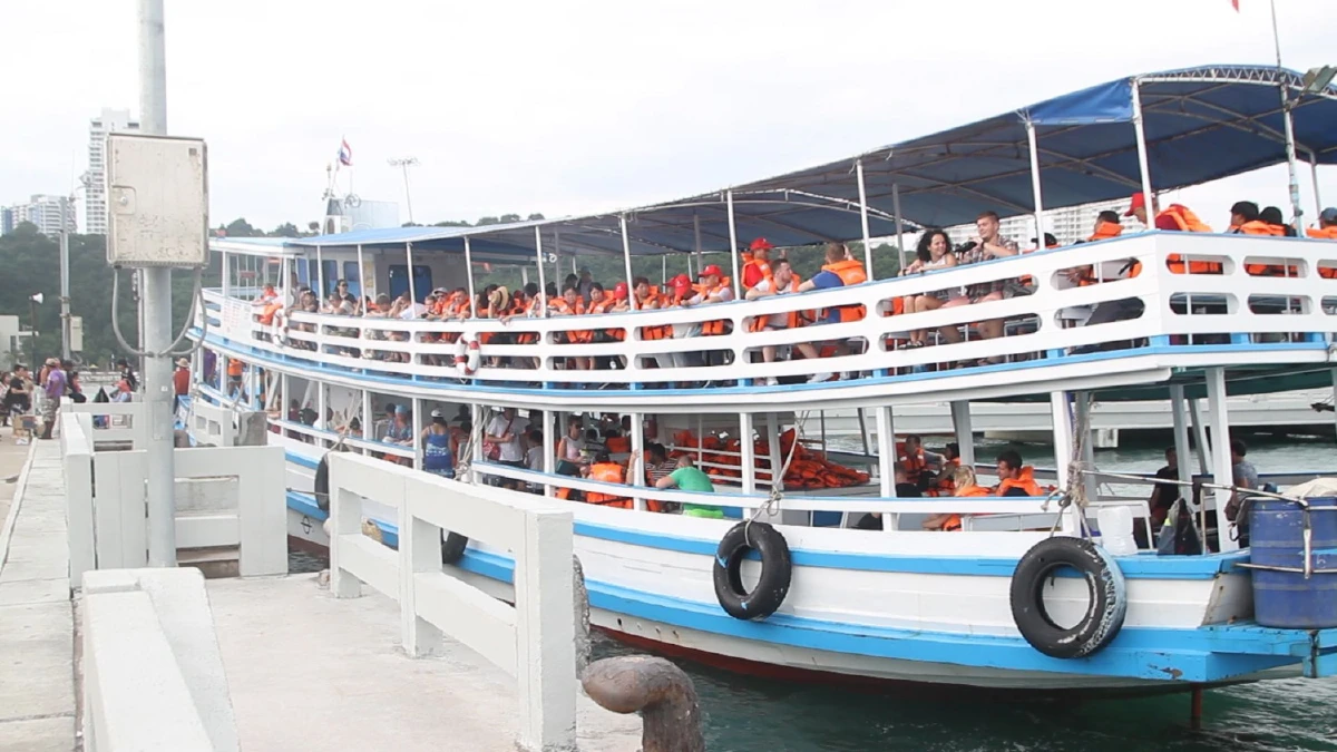 กรมเจ้าท่าคุมเข้มเรือโดยสารข้ามฟากพัทยา-เกาะล้านป้องกันอุบัติเหตุทางน้ำ