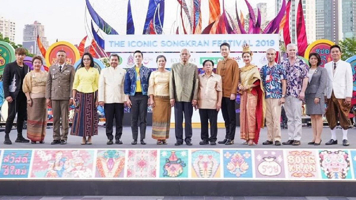 สืบสานวัฒนธรรมไทย เถลิงศกสงกรานต์ริมเจ้าพระยา สุดตระการตา "ไอคอนสยาม มหัศจรรย์เจ้าพระยา มหาสงกรานต์"