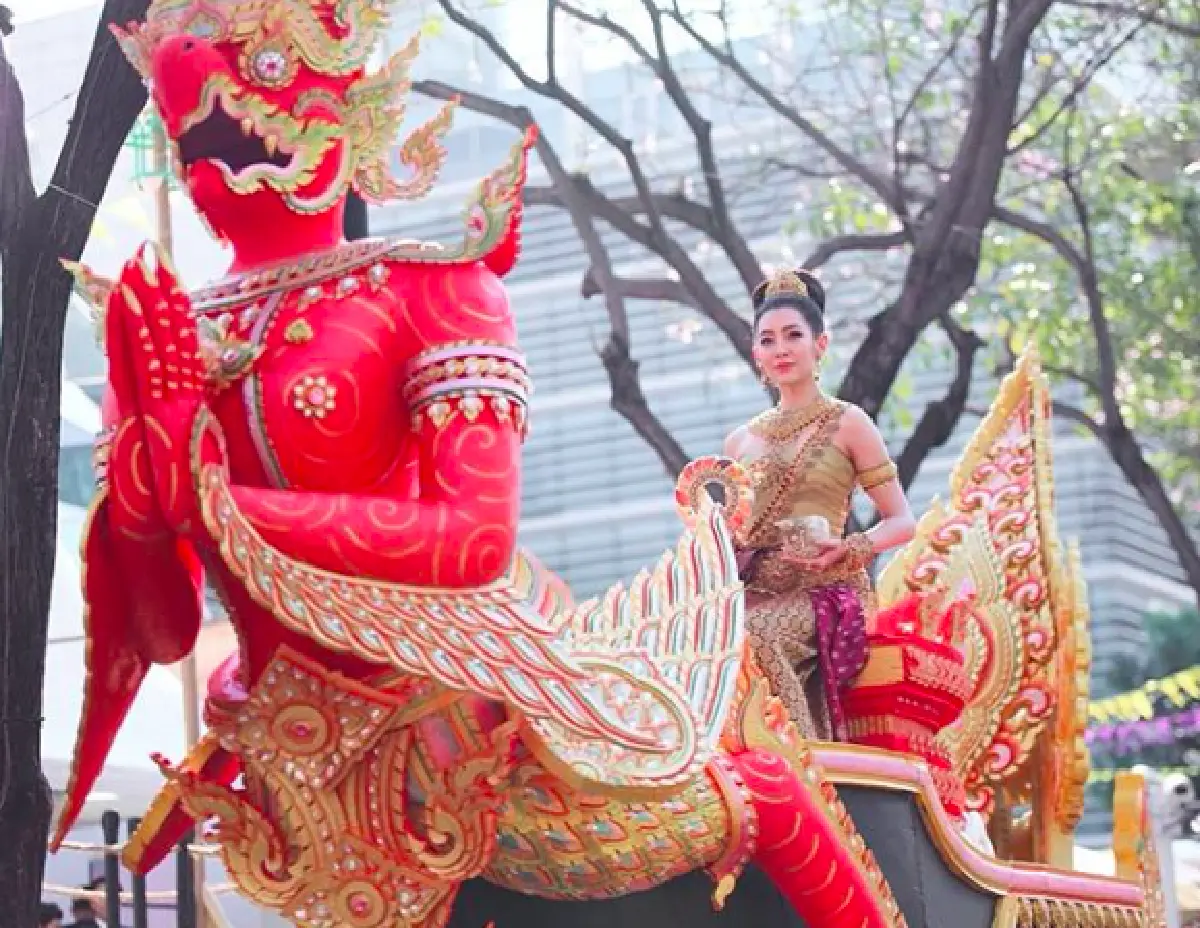 “แอน-เบลล่า” ถูกเนรมิตเป็นนางทุงษะเทวี นางสงกรานต์ประจำปี ๒๕๖๒