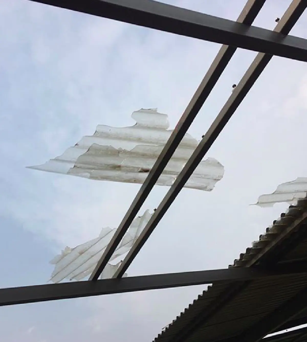 คาเฟ่ชื่อดังของ "นิว นภัสสร” ถูกพิษพายุฤดูร้อนเล่นงาน ได้รับความเสียหายหนัก