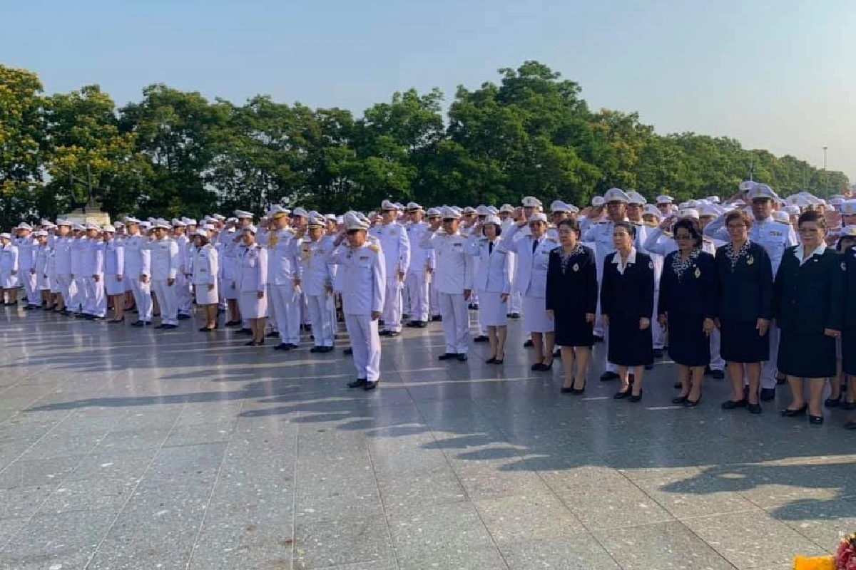 อยุธยาวางพวงมาลาวันคล้ายวันสวรรคตสมเด็จพระนเรศวรมหาราช