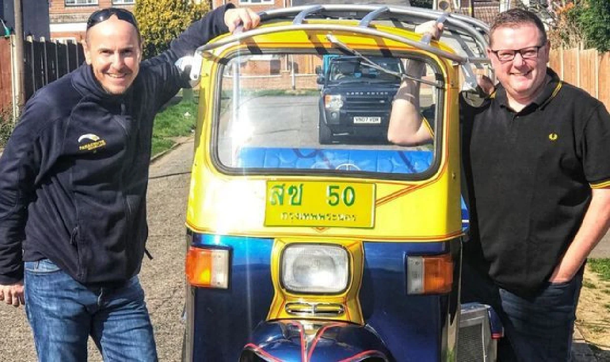 นักธุรกิจอังกฤษดัดแปลง ตุ๊กตุ๊กไทยแลนด์ วิ่งเร็วสุดในโลก