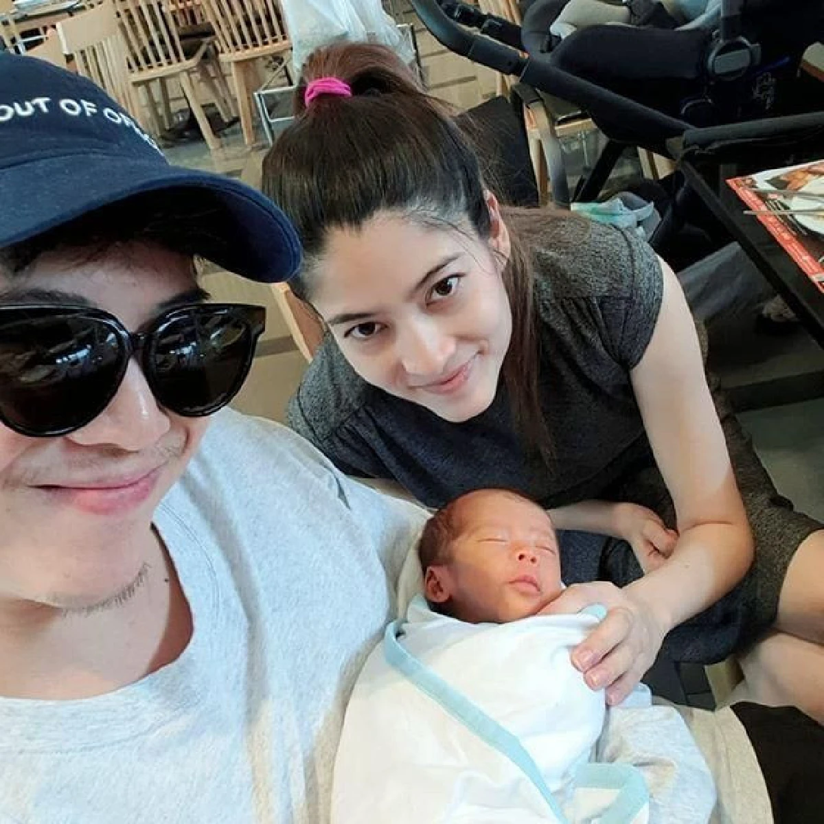 มาร์กี้ แอบถ่ายสามี ป๊อก หลับไปพร้อมกับ น้องมีก้า พ่อลูกน่าเอ็นดูสุดๆ