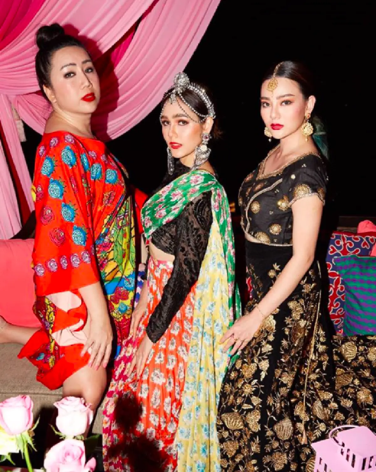 ส่องภาพเหล่าคนบันเทิงจัดเต็มแฟชั่นอินเดีย ร่วมงานปาร์ตี้ Bombay Night