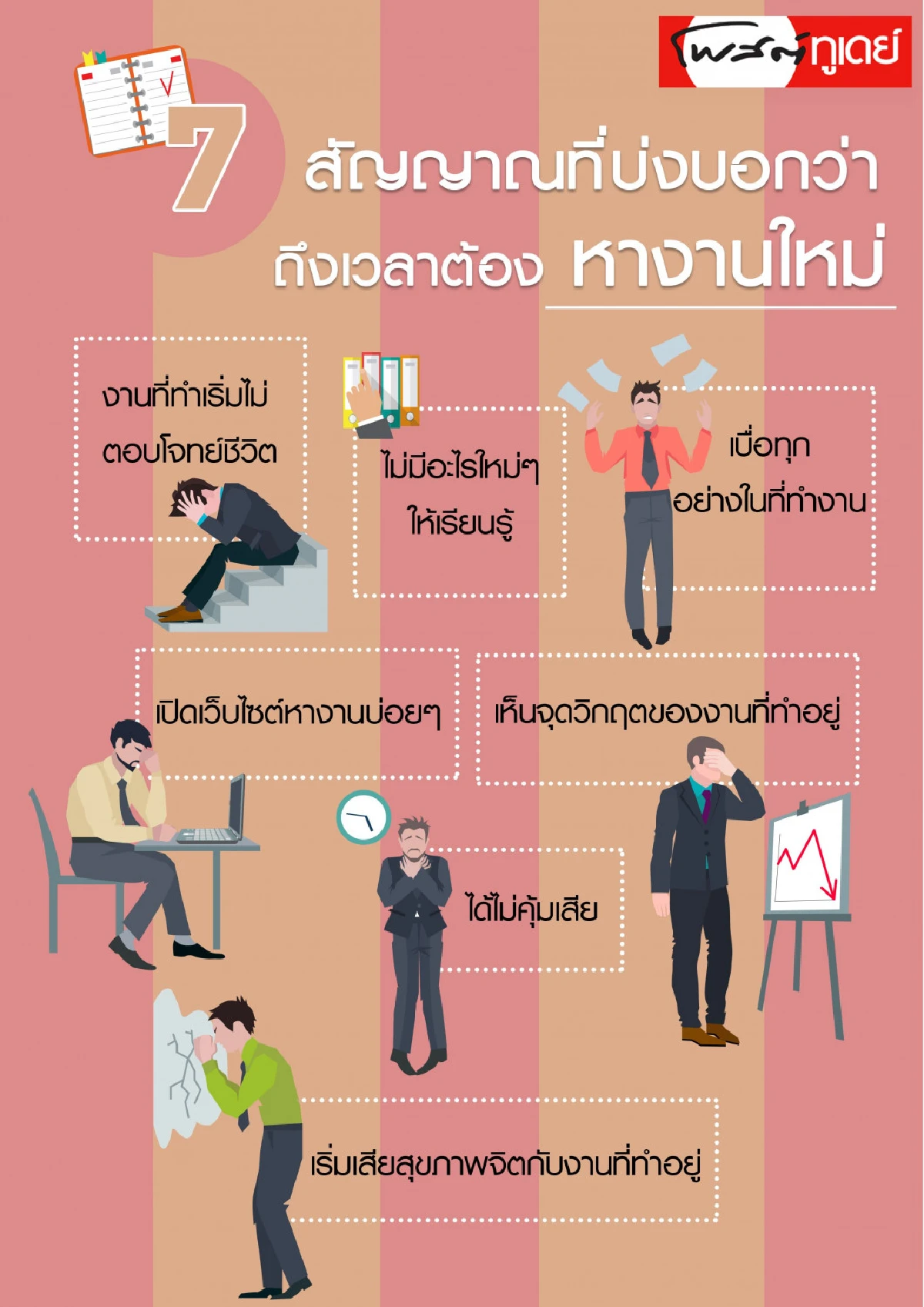 7 สัญญาณที่บ่งบอกว่าถึงเวลาต้อง 'หางานใหม่'