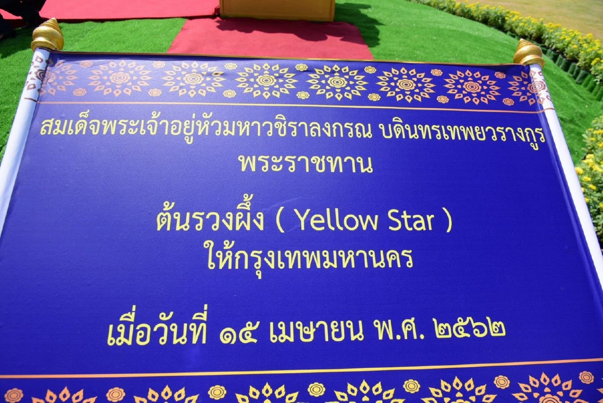 "อัศวิน"นำปลูกต้นรวงผึ้งไม้มงคลพระราชทานเฉลิมพระเกียรติฯ