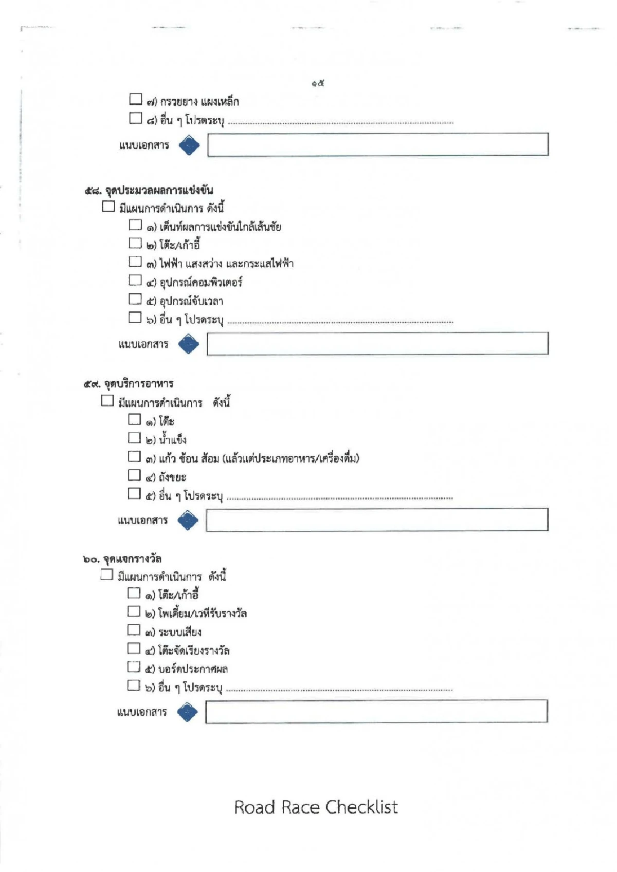 ก.ท่องเที่ยวออก "เช็คลิสต์" ให้ผู้จัดงานวิ่งนำไปใช้ หวังลดปัญหาความไม่พร้อม