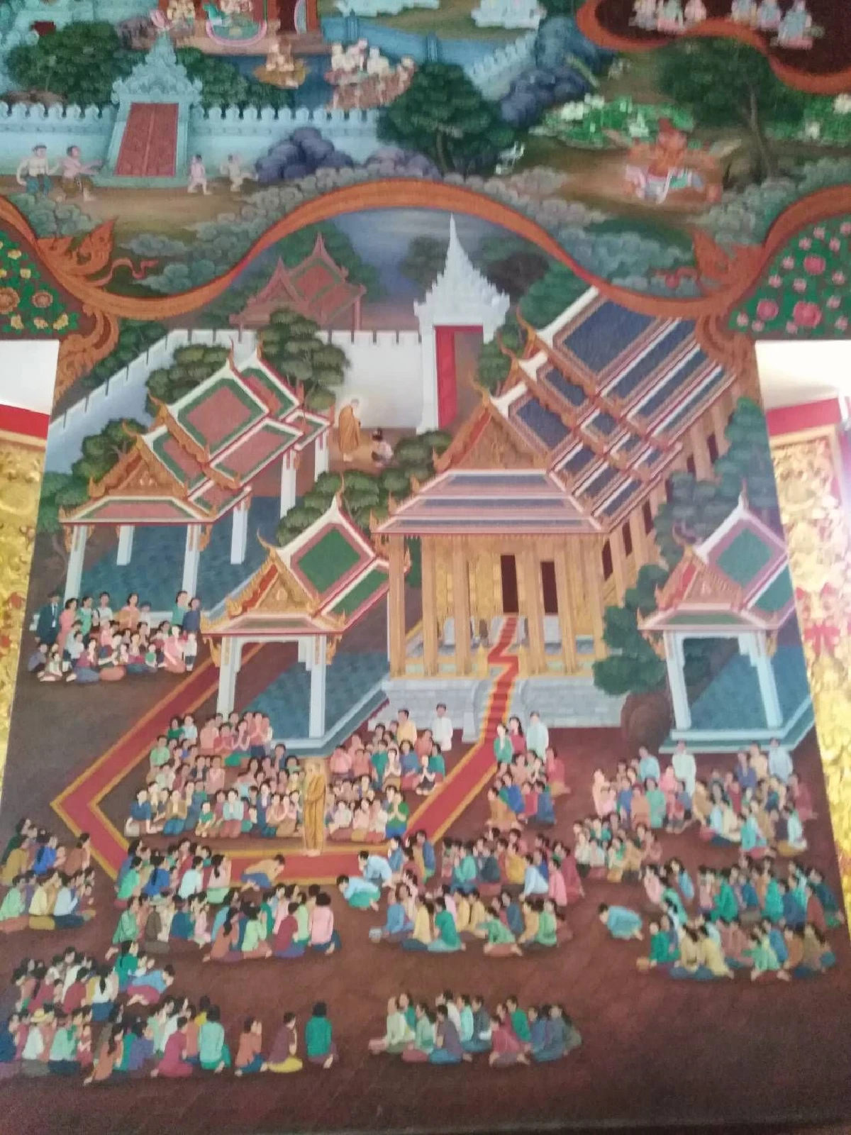 วัดโพธิ์ทอง บางมด เตรียมเขียนจิตรกรรมฝาผนังพิธีบรมราชาภิเษก ร.10