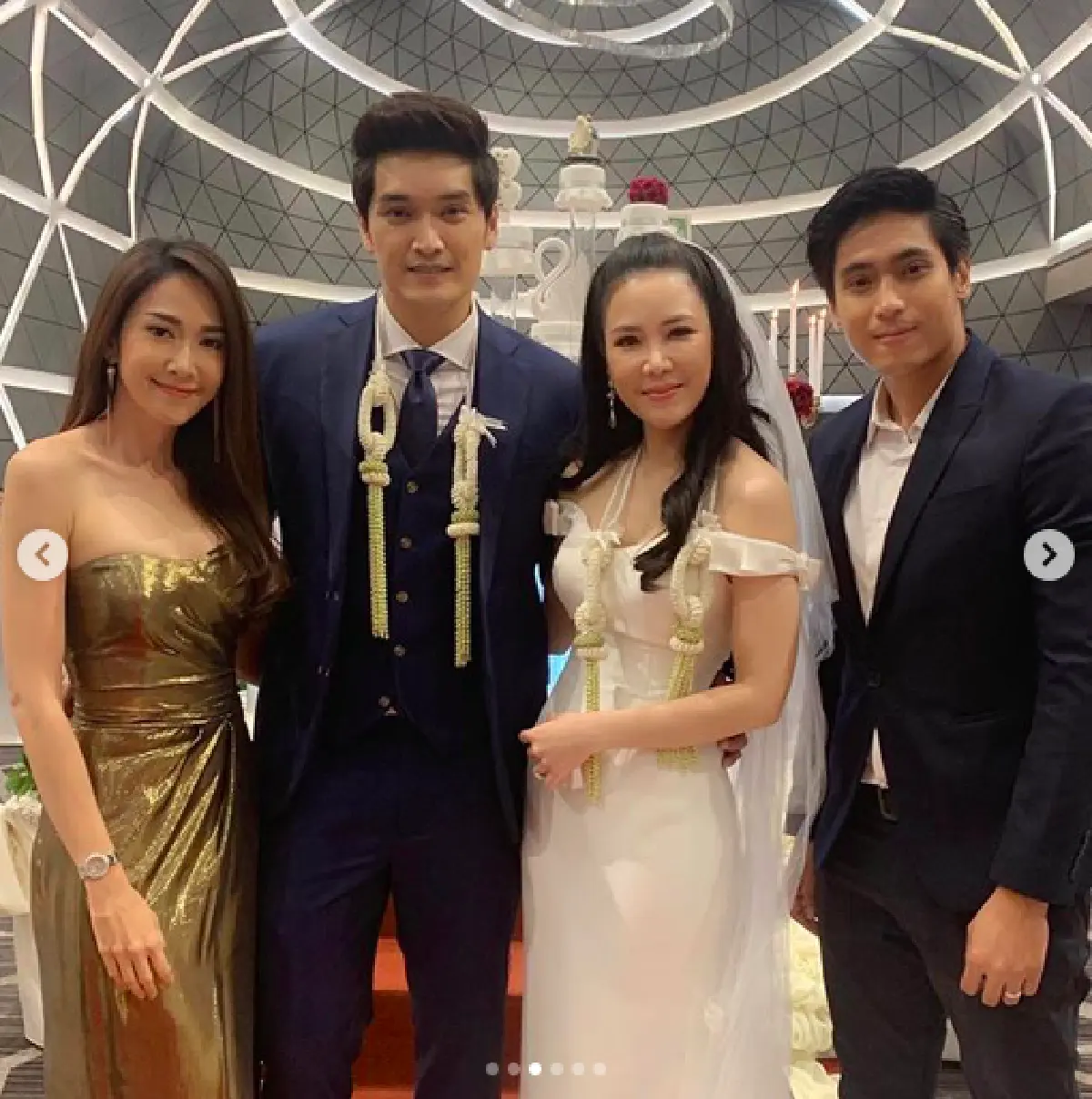 แต่งงานแล้วจ้า! “อู๋ นวพล” ควงแฟนสาวนอกวงการ เข้าพิธีวิวาห์สุดชื่นมื่น