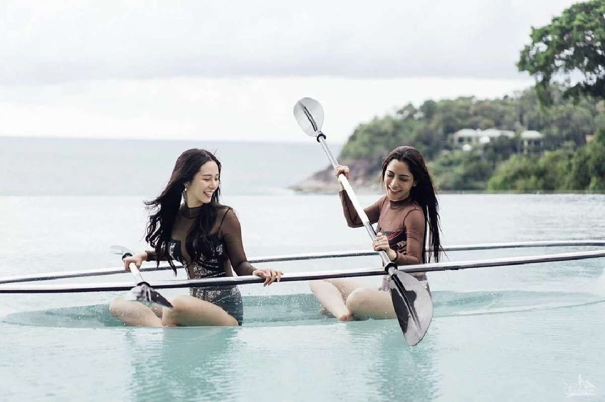 เป๊ะทุกช็อต! พิ้งค์กี้-ใบเฟิร์น ในชุดว่ายน้ำซีทรู เซ็กซี่เบาๆสไตล์นางเอก